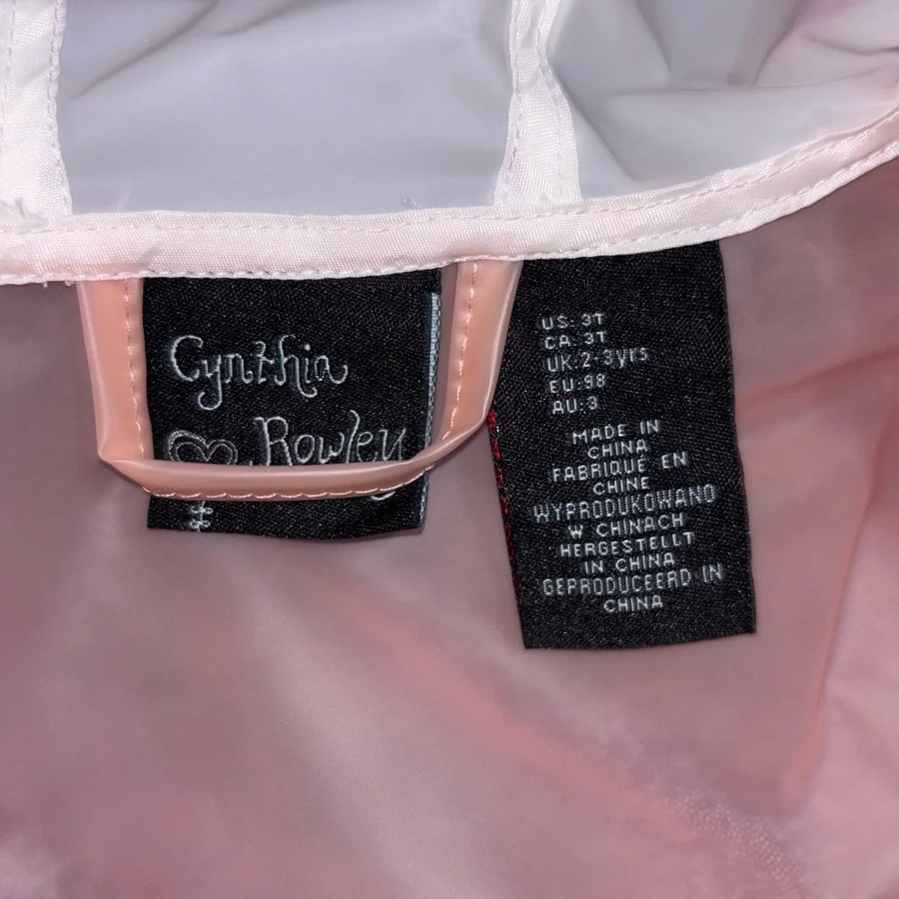 Cynthia Rowley Pink Raincoat